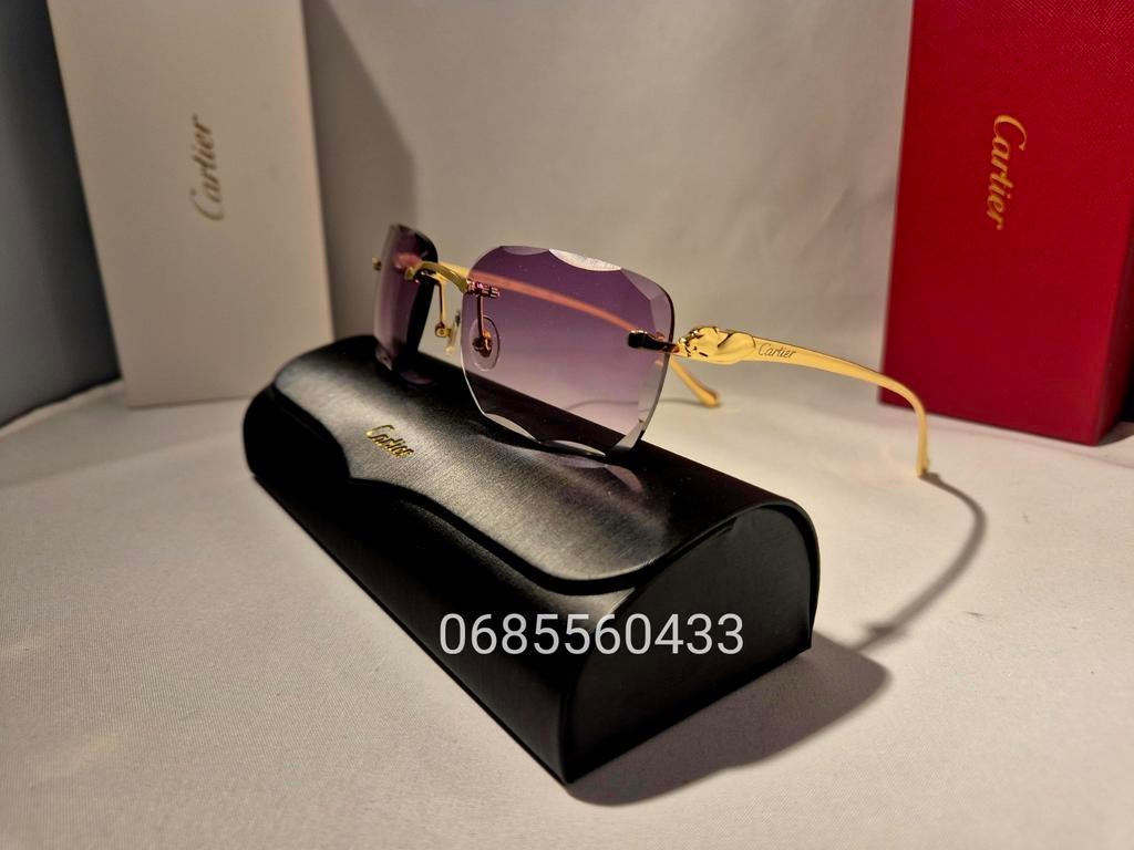 Cartier bril zonnebril, Sieraden, Tassen en Uiterlijk, Zonnebrillen en Brillen | Heren, Overige merken, Overige kleuren, Nieuw