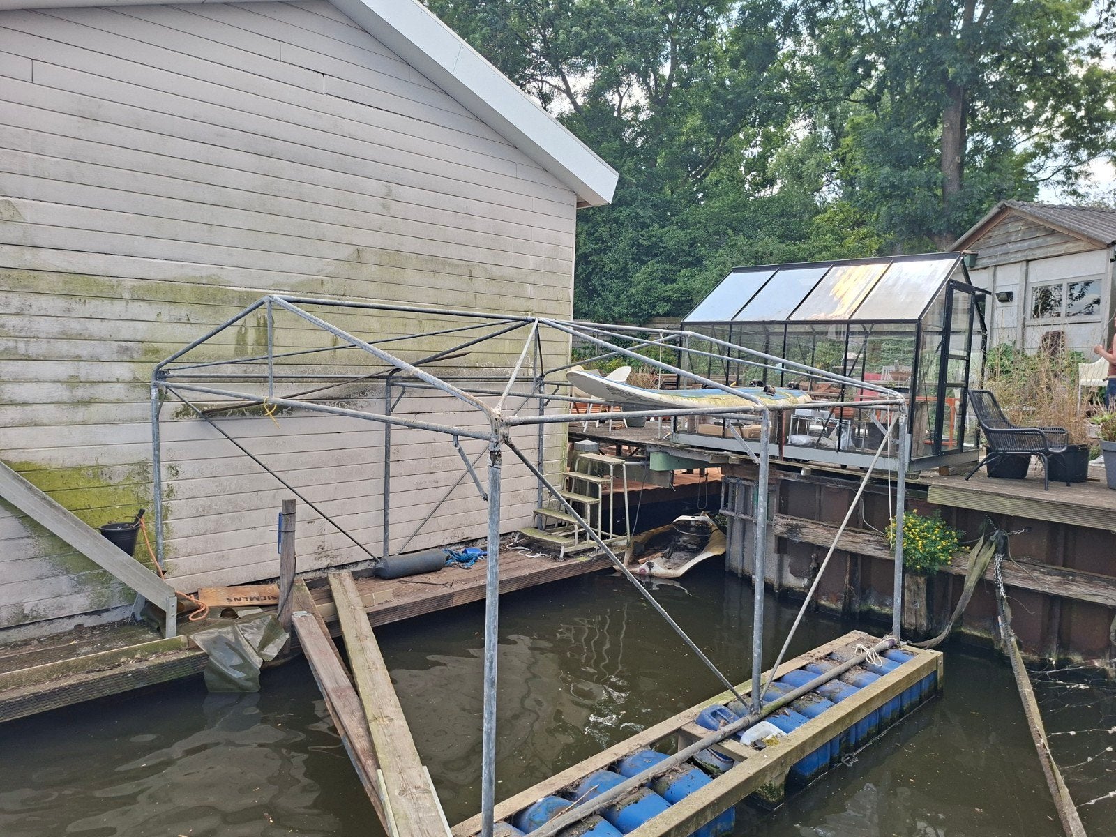 Steigeroverkapping / Bootoverkapping, Watersport en Boten, Ophalen, Gebruikt, Overige typen