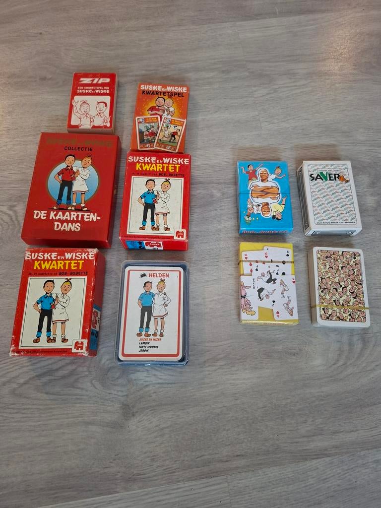 Suske en wiske kwartetten en kaart spellen, Verzamelen, Ophalen, Suske en Wiske, Zo goed als nieuw, Boek of Spel