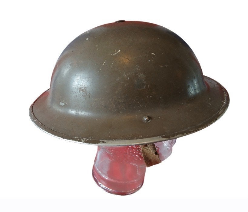 Britse Mk2 Combat Helm 1939 B.E.F Wo2, Ophalen of Verzenden, Engeland, Helm of Baret