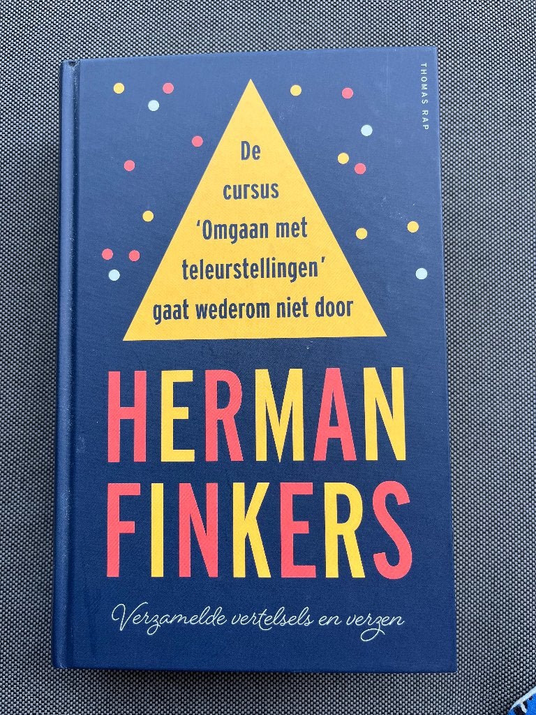 Herman Finkers - ‘Omgaan met teleurstellingen’, Ophalen of Verzenden, Herman Finkers, Verhalen, Zo goed als nieuw