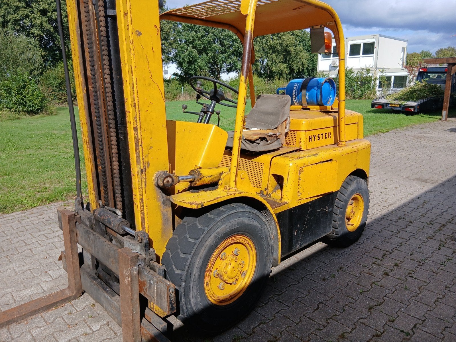 HYSTER 5 TONS OUD MAAR GOUD 6 CYLINDER OP LPG €2850, Heftruck, Meer dan 4000 kg, HYSTER, Ophalen