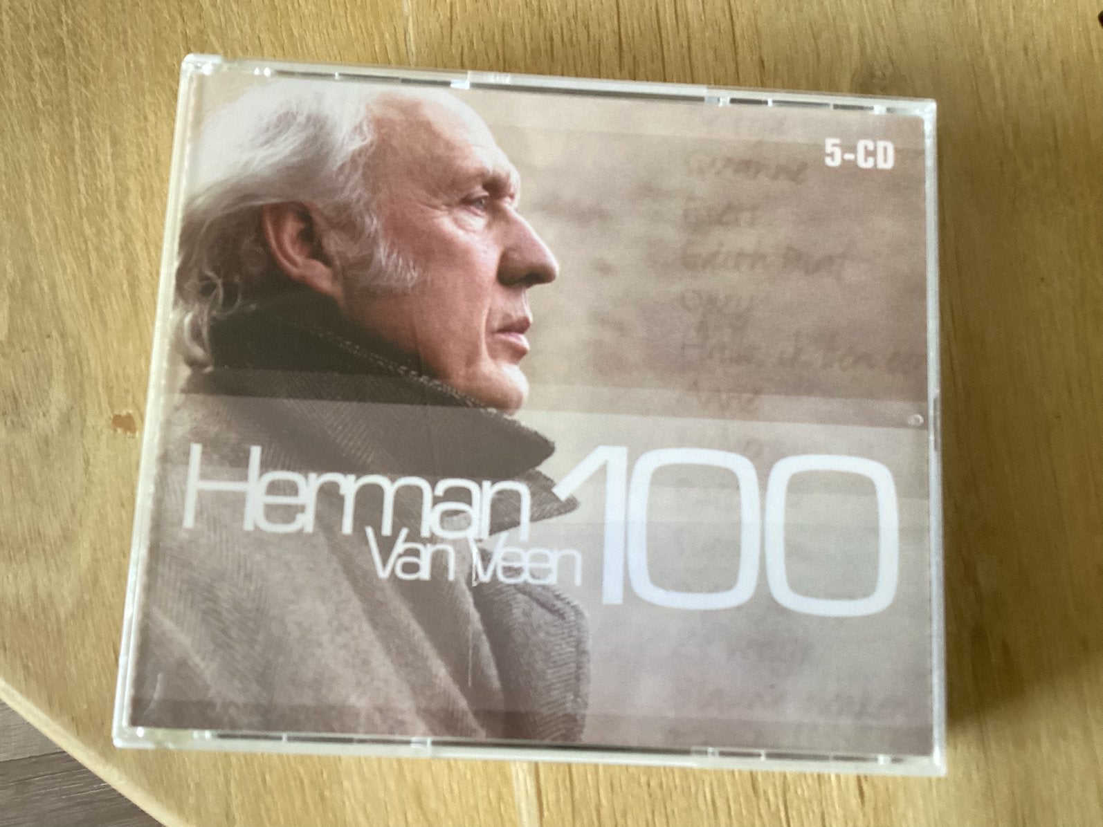Herman van veen box met 5 cd,s, Ophalen of Verzenden, Gebruikt, Levenslied of Smartlap
