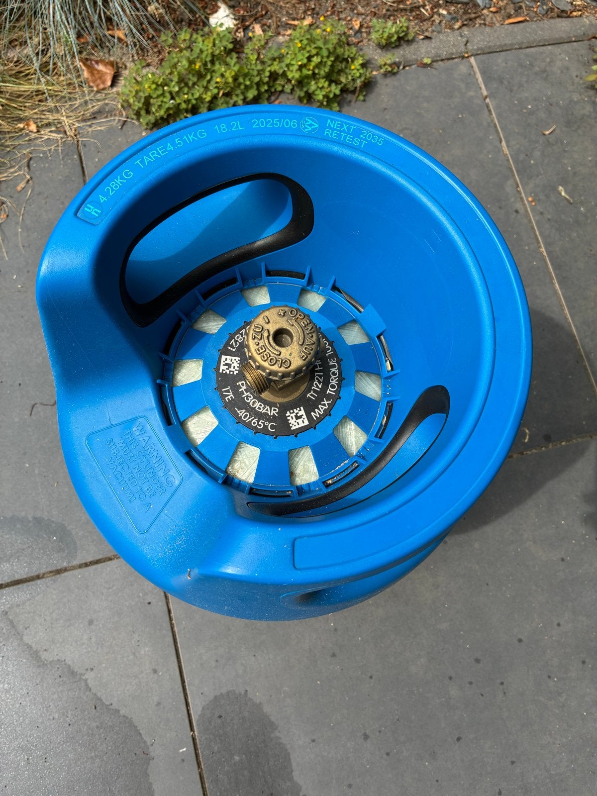 Leeflang-Gas gasfles - 4.28KG - Ideaal voor BBQ/camping, Ophalen, Gebruikt