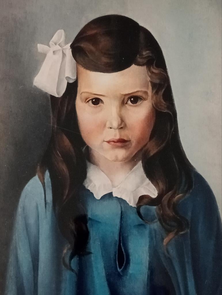 Wim Schuhmacher Bergense School foto meisjes portret, Ophalen of Verzenden