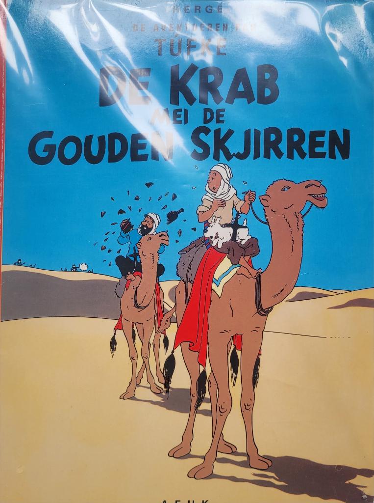 Heel veel Kuifje - Hergé  diverse talen o.a. Fries, Boeken, Meerdere stripboeken, Ophalen of Verzenden, Gelezen, Hergé