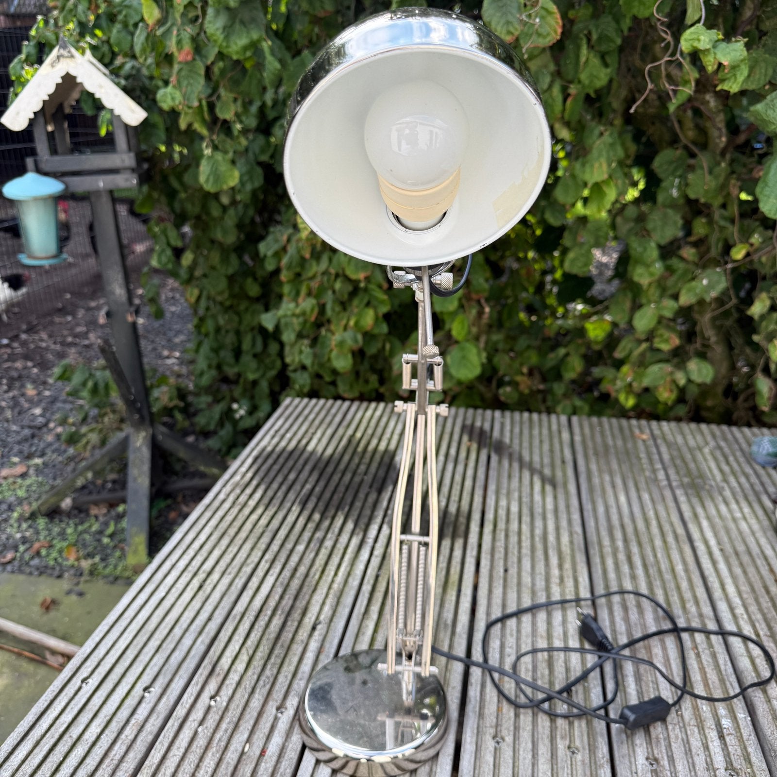 Bureau lamp., Bureaulamp, Gebruikt, Met schakelaar, Zwart