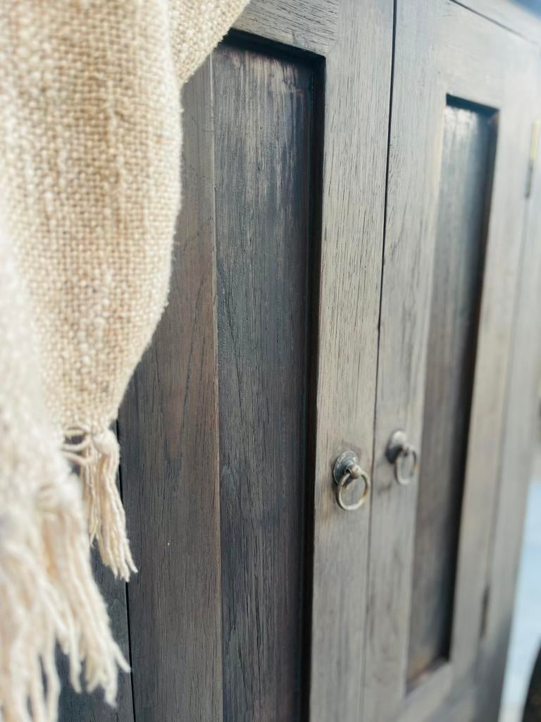 Teak houten kast – Aura Peeperkorn / hoffz stijl, Ophalen of Verzenden, Zo goed als nieuw