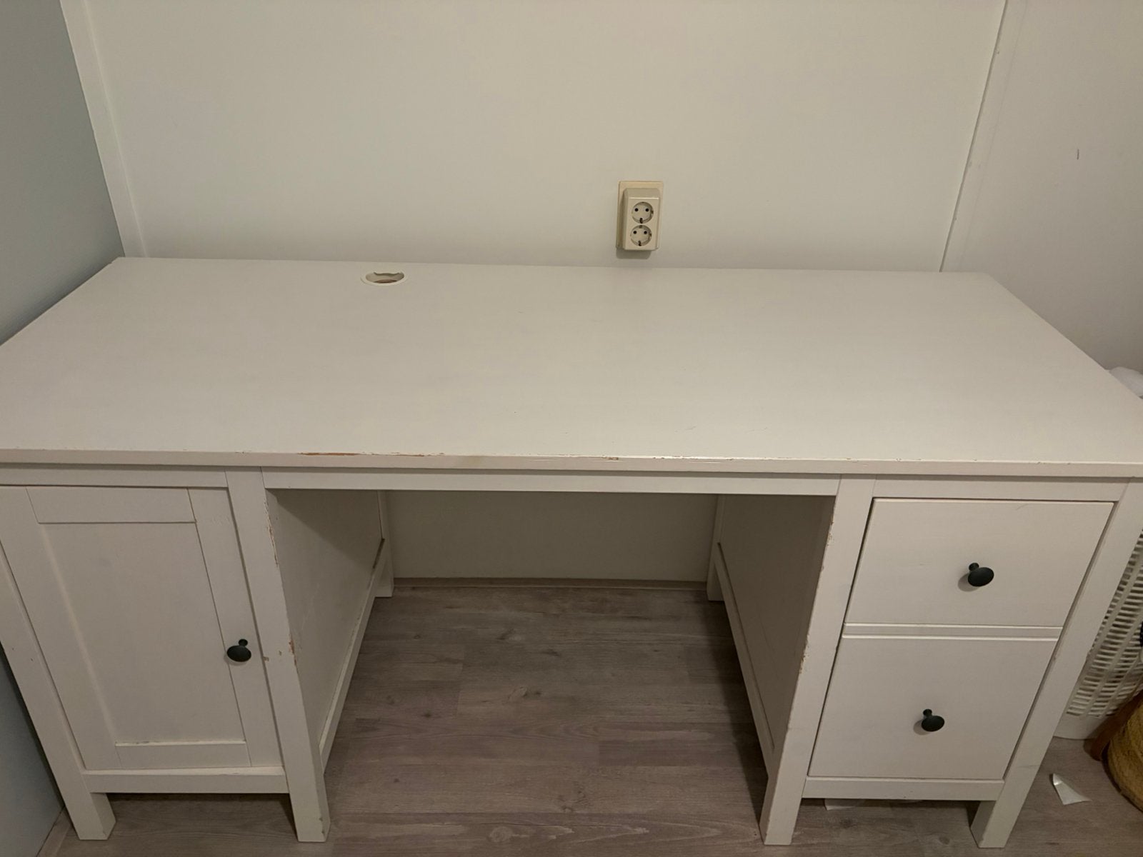 Ikea Hemnes bureau wit, Ophalen, Gebruikt, IKEA, Wit