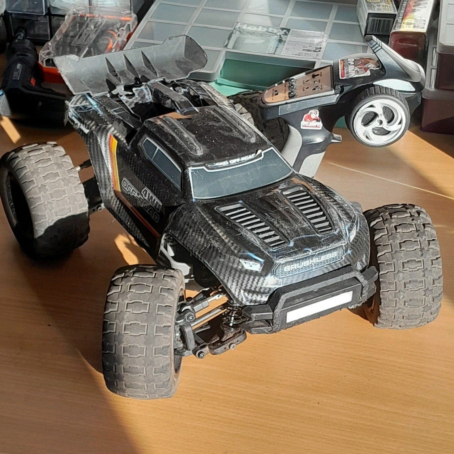 75 km/h 4s MJx Hyper Go 12212 RC Auto Offroad, Elektro, Gebruikt, Auto offroad, Ophalen of Verzenden