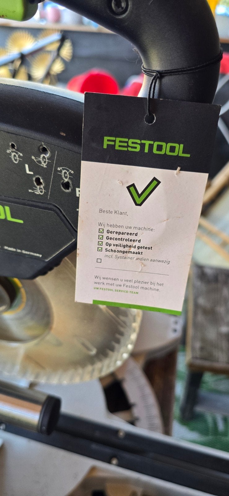 Festool Kapex KS 120 EB Afkortzaag, Ophalen, Gebruikt, 70 mm of meer, Afkortzaag