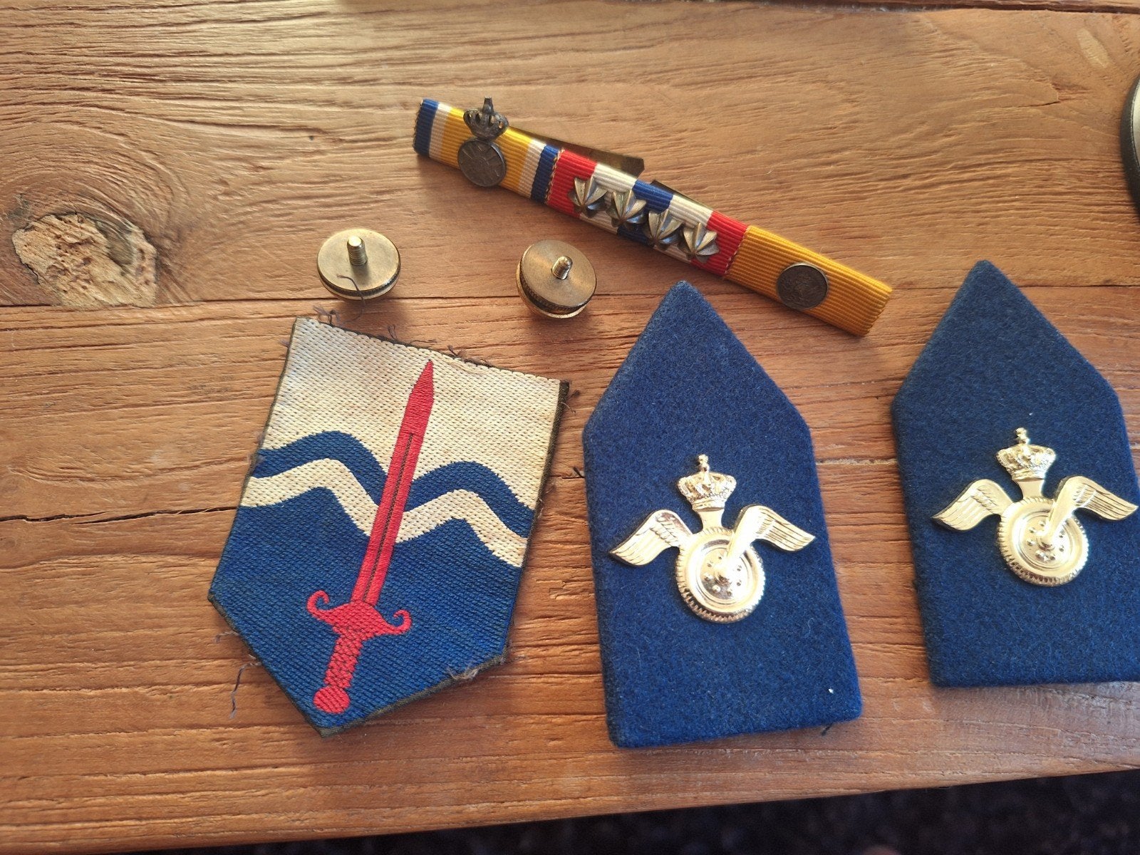 Militair Draaginsigne met Medailles en Sterren, Ophalen of Verzenden, Overige soorten, Overige gebieden, Lintje, Medaille of Wings
