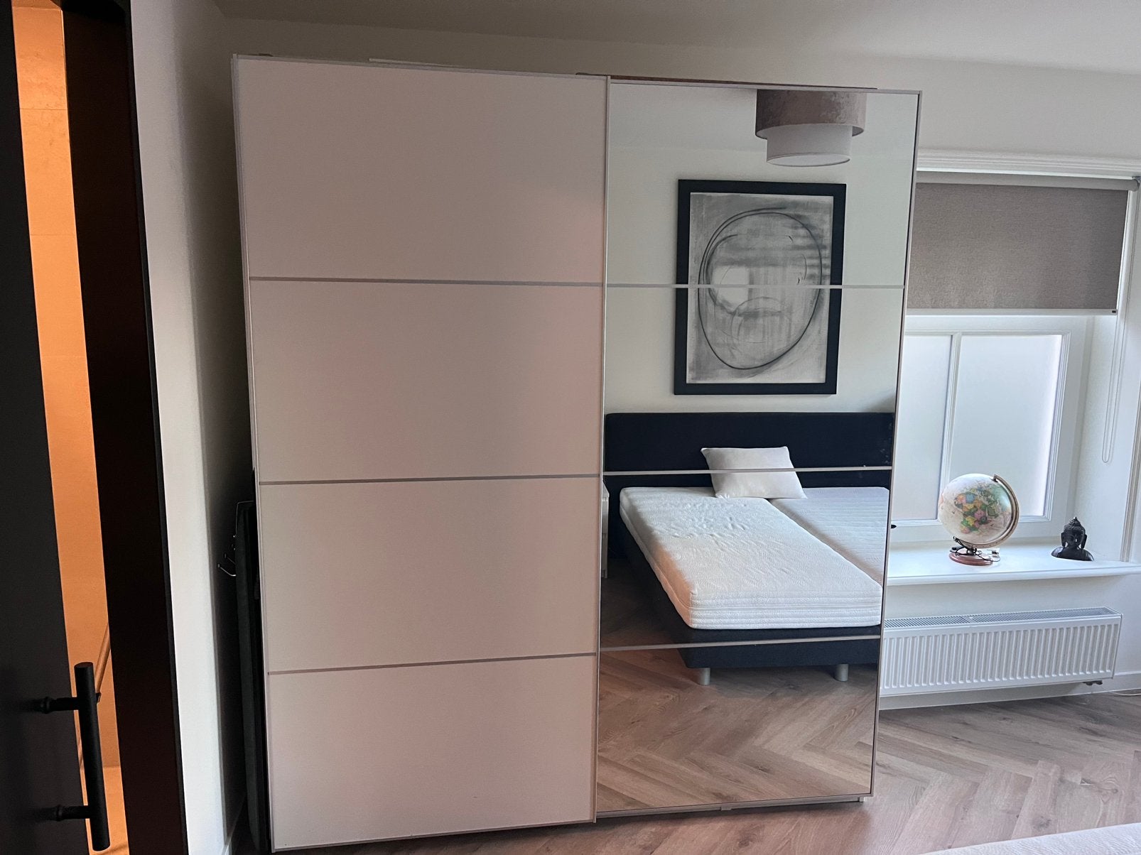 Stijlvolle set IKEA PAX schuifdeurkasten, Ophalen, Zo goed als nieuw, 50 tot 75 cm, 200 cm of meer