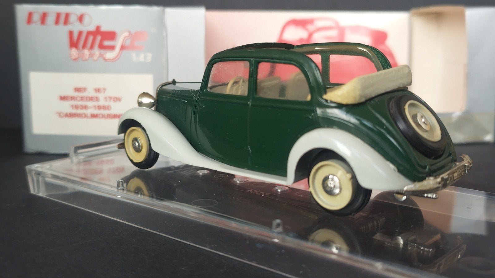 Mercedes Benz 170 V 1936 Cabrio 1:43 Vitesse Pol, Hobby en Vrije tijd, Modelauto's | 1:43, Overige merken, Auto, Verzenden, .