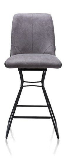 barkruk Arwen kibo stof antraciet Xooon, Ophalen, Draaibaar, 60 tot 90 cm, Nieuw
