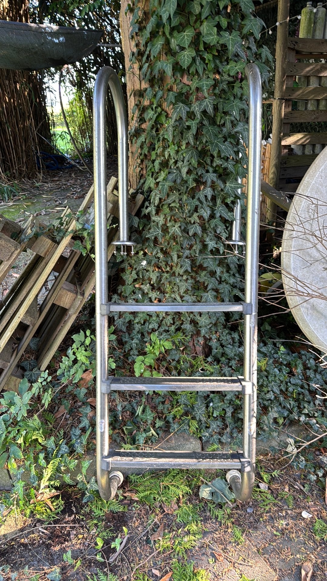 Complete zwembad trap, Tuin en Terras, Ophalen, Gebruikt