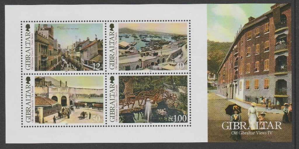 Gibraltar - Michelnr 1611-1614 - historische beelden serie 4, Verzenden, Overige landen, Postfris
