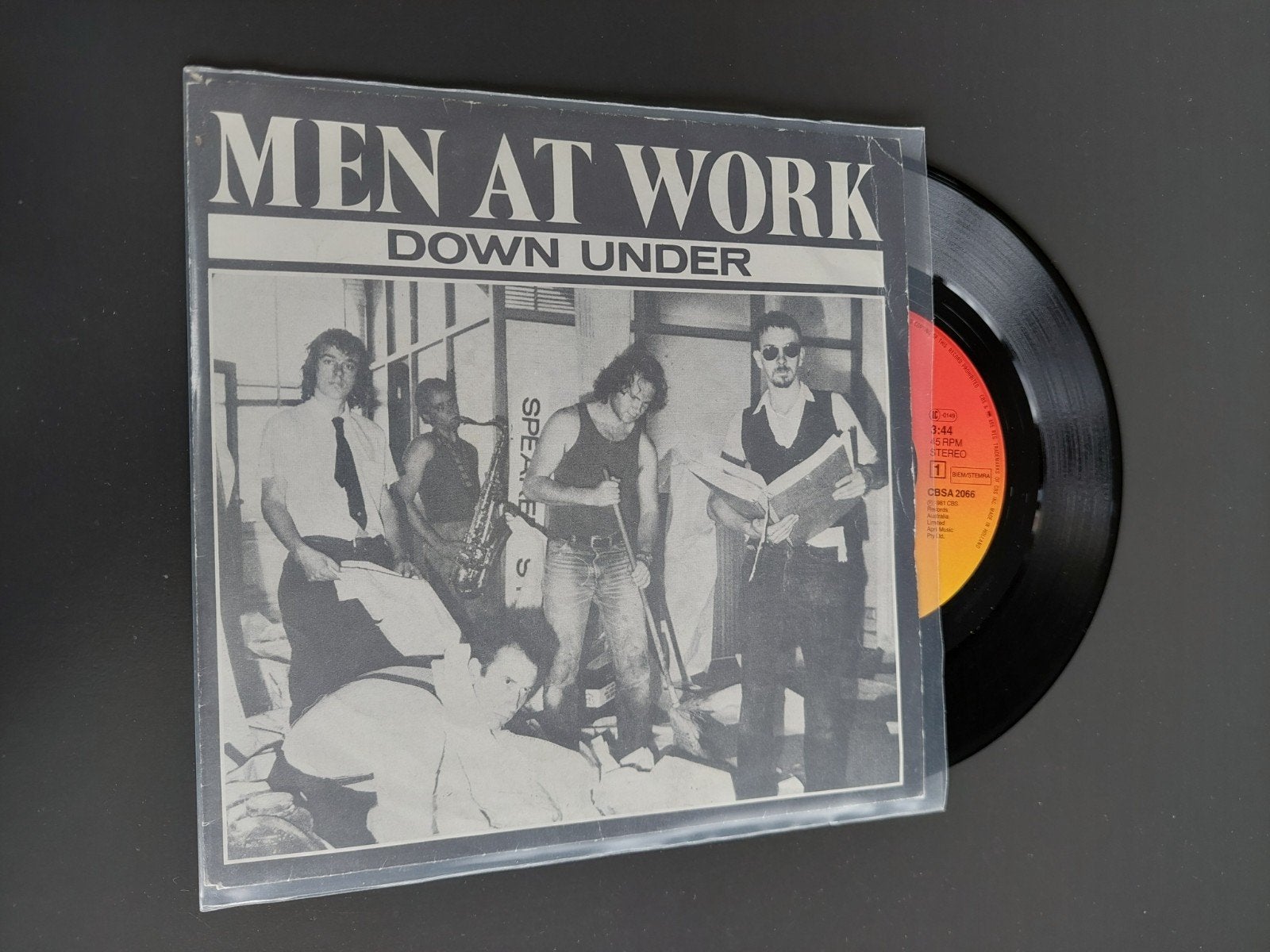 Men at work down under, Ophalen of Verzenden, Gebruikt, 7 inch, Single