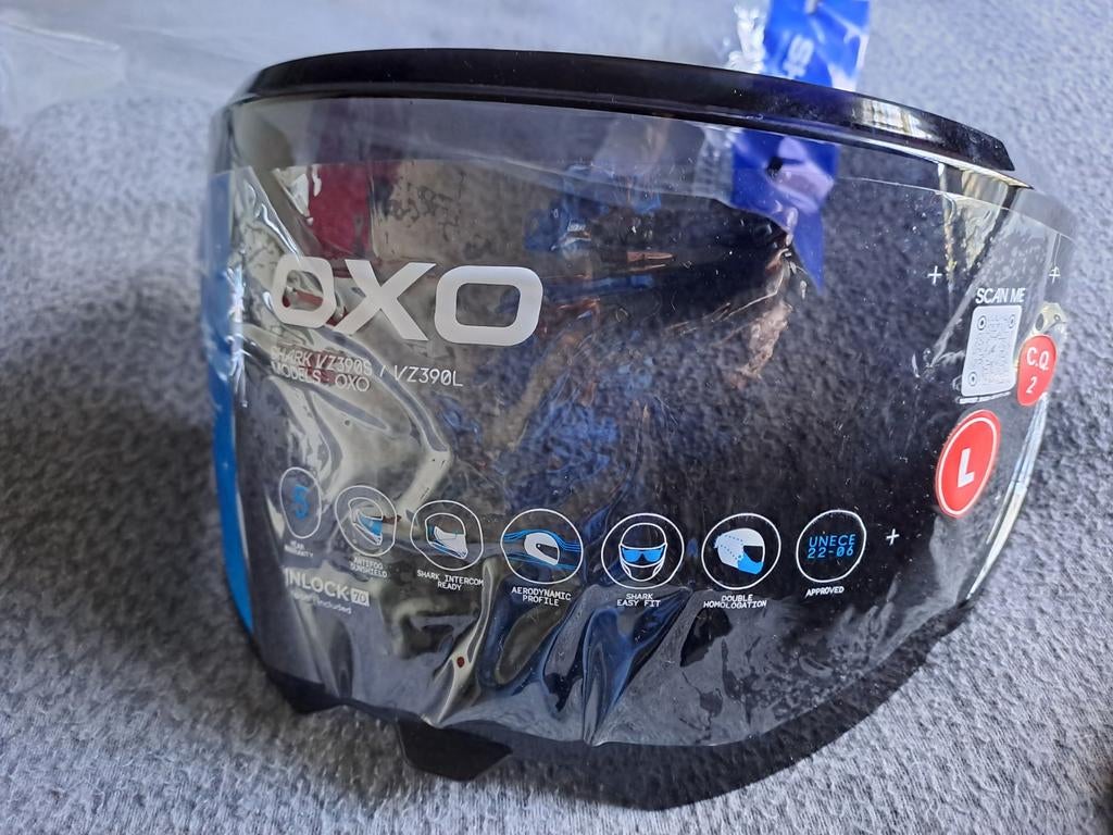 OXO Vizier - Nieuw in verpakking, Fietsen en Brommers, Brommerhelmen, Nieuw, Large, Ophalen of Verzenden