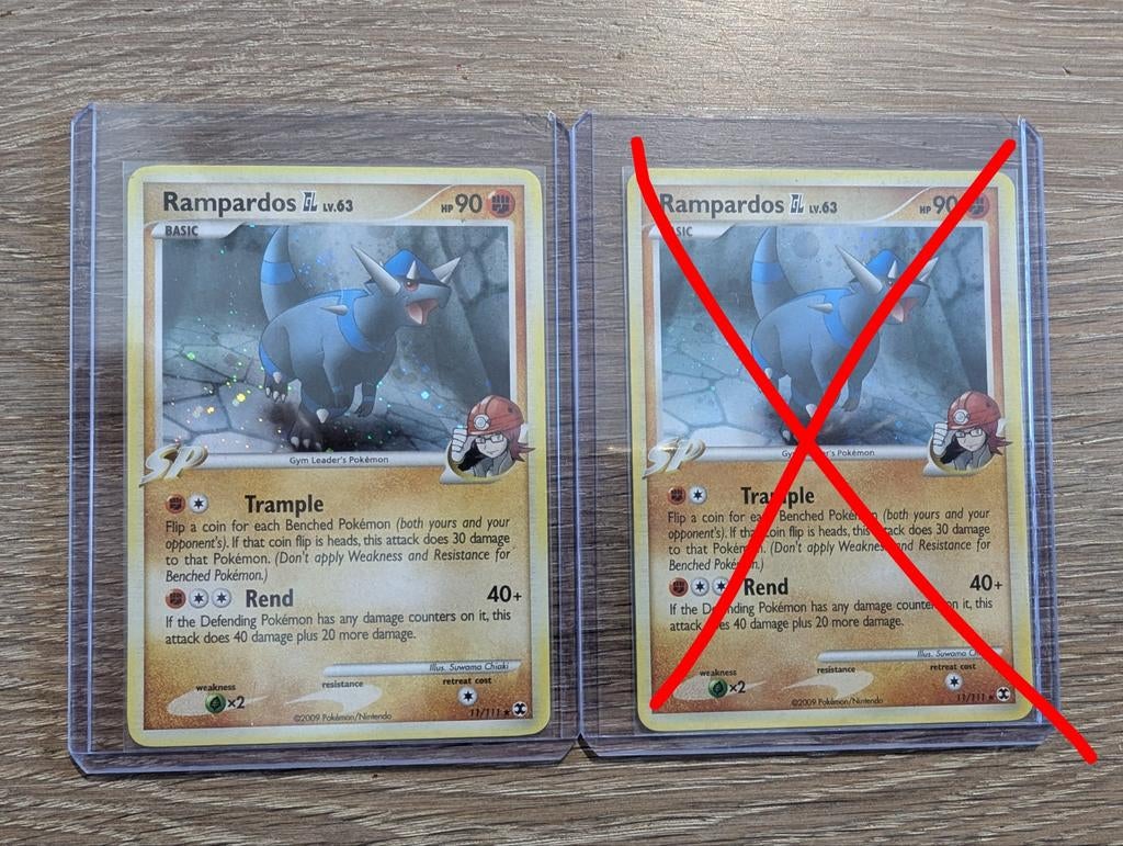 Rampardos GL uit Rising Rivals 11/111, Ophalen of Verzenden, Zo goed als nieuw, Losse kaart, Foil
