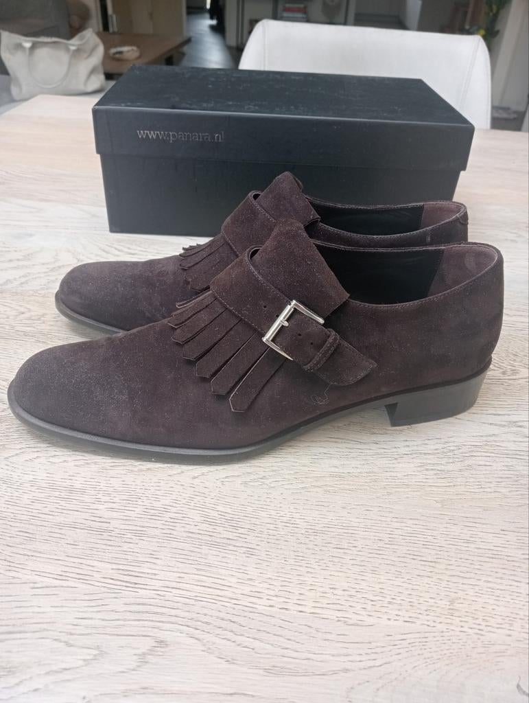Panara instappers dames donkerbruin 39 zgan, Kleding | Dames, Schoenen, Instappers, Ophalen of Verzenden, Zo goed als nieuw, Bruin