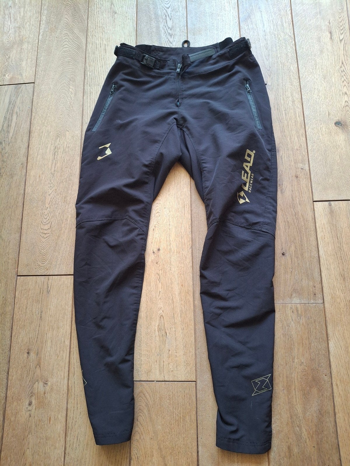 BMX broek W34, 24 inch of meer, Gebruikt, Lead racewear, Aluminium