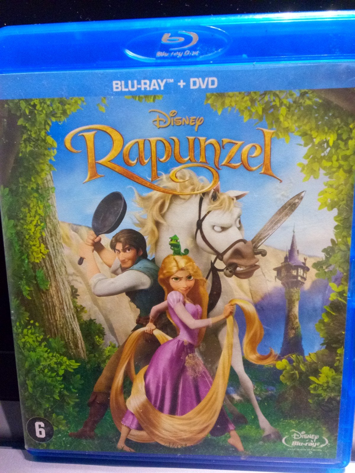 Disney Rapunzel Blu-ray + DVD (2-Disc Combo Pack), Animatie, Nederlands, Ophalen of Verzenden, Zo goed als nieuw