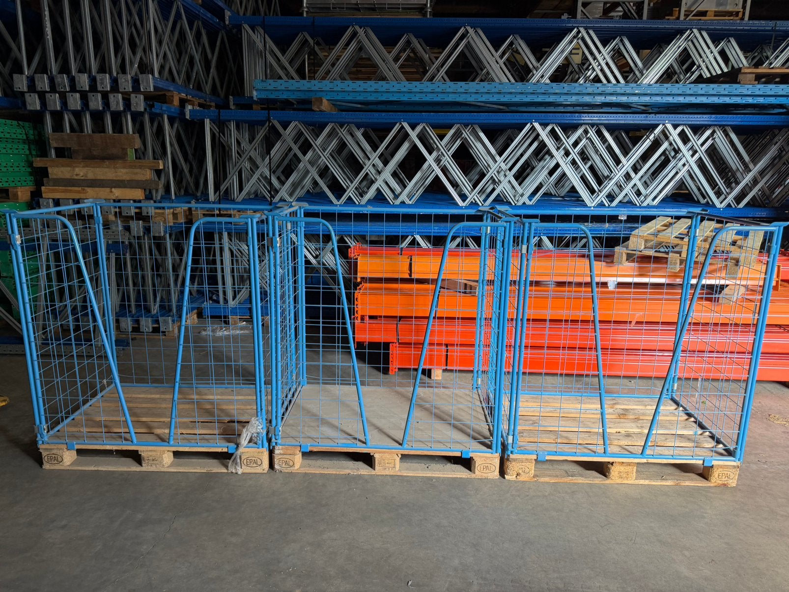 Stapelkrat euro pallet l netjes l 3 stuks l, Ophalen of Verzenden