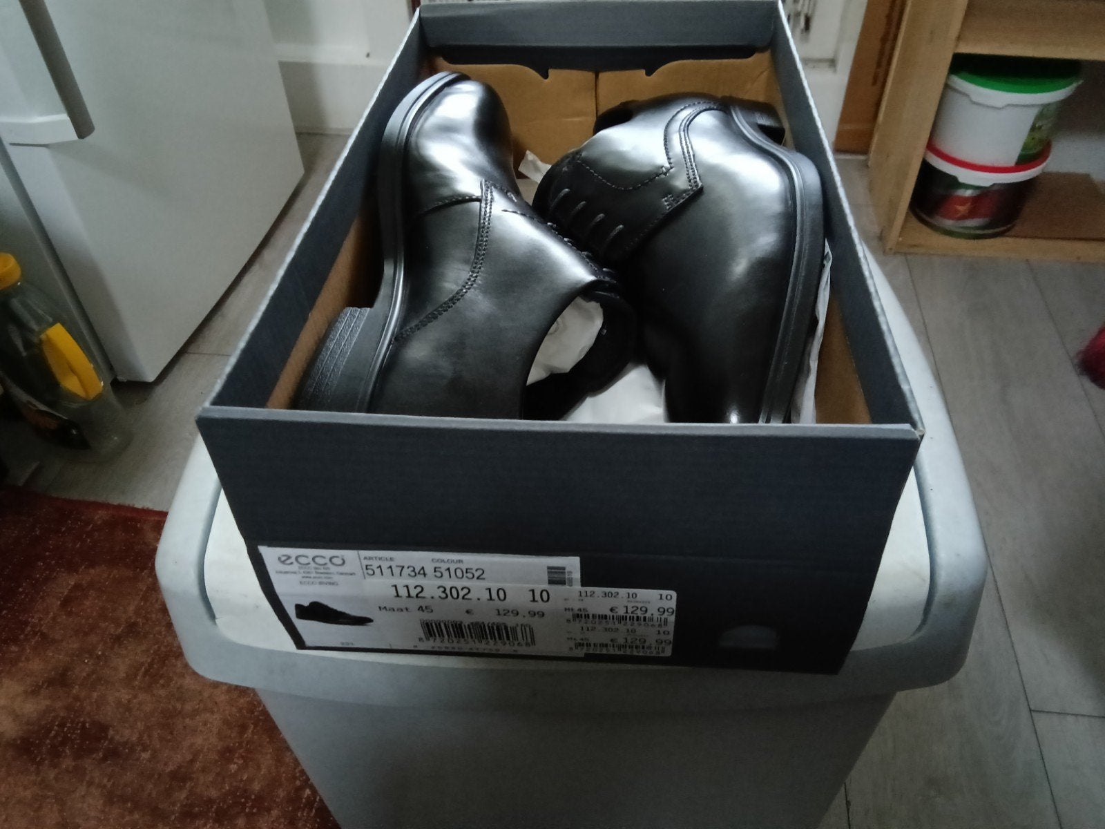 Nieuwe Ecco herenschoenen - Maat 45, Ophalen, Ecco, Zwart, Nieuw