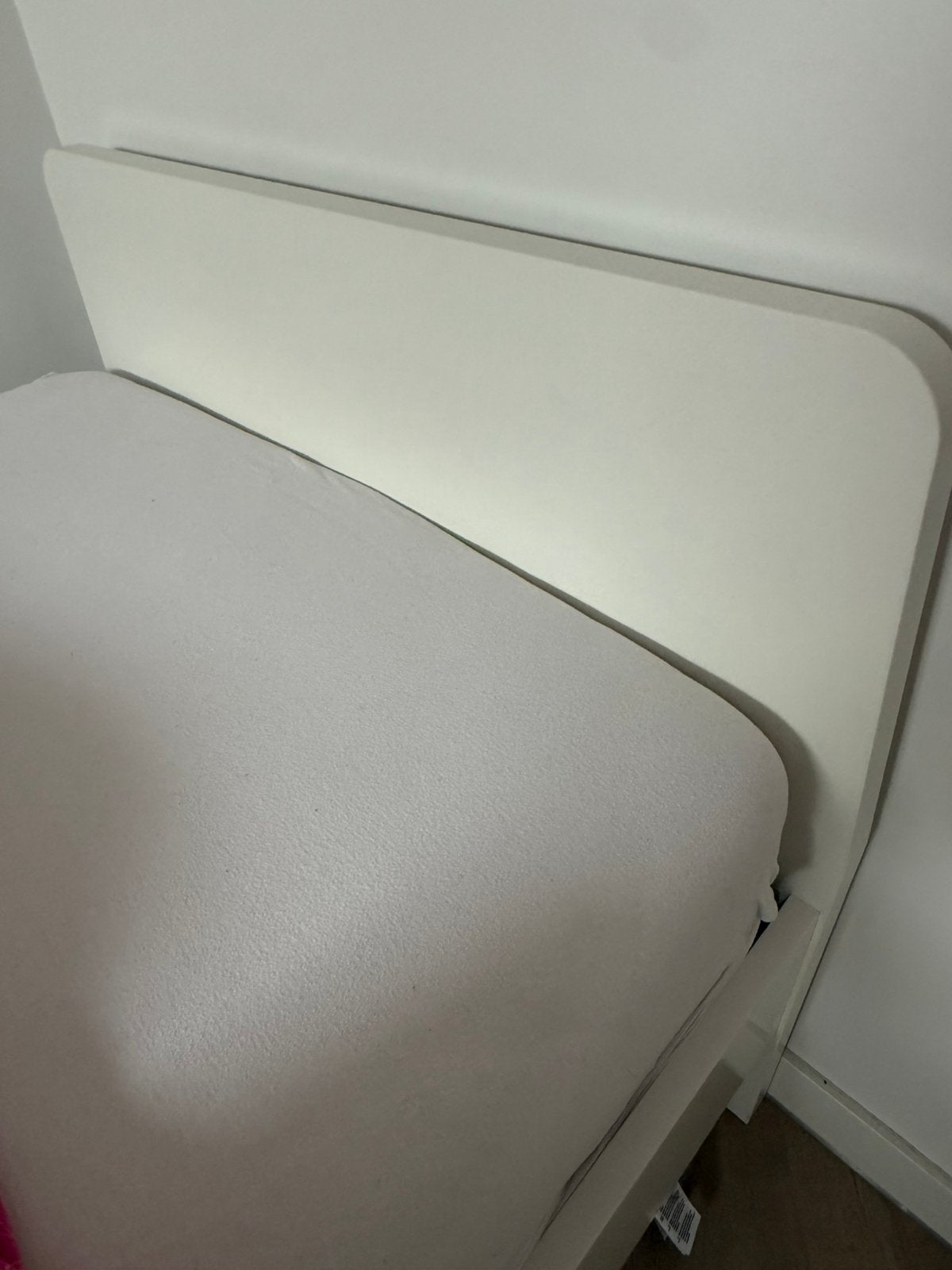 Kinderbed eenpersoons. 2x, Ophalen, 90 cm, Eenpersoons, Wit