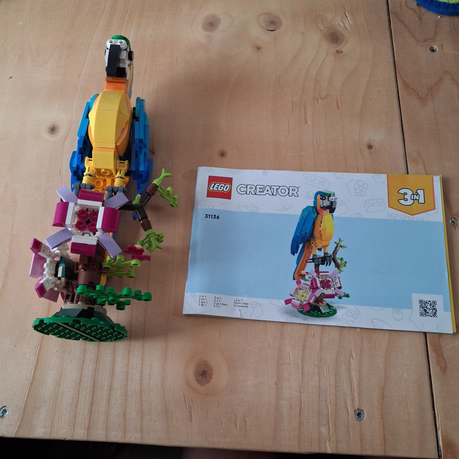 Lego Creator 3-in-1 Exotische Papegaai (31136), Ophalen, Zo goed als nieuw