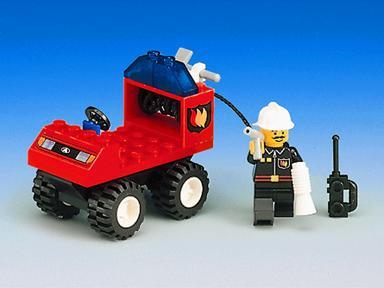 Lego | Town | Brandweer | 6407, Lego, Gebruikt, Overige thema's, Lego