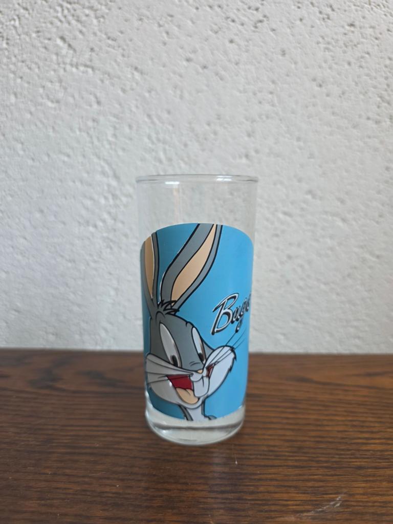 Vintage Bugs Bunny glas uit 1993 - Looney Tunes, Verzamelen, Ophalen of Verzenden, Zo goed als nieuw