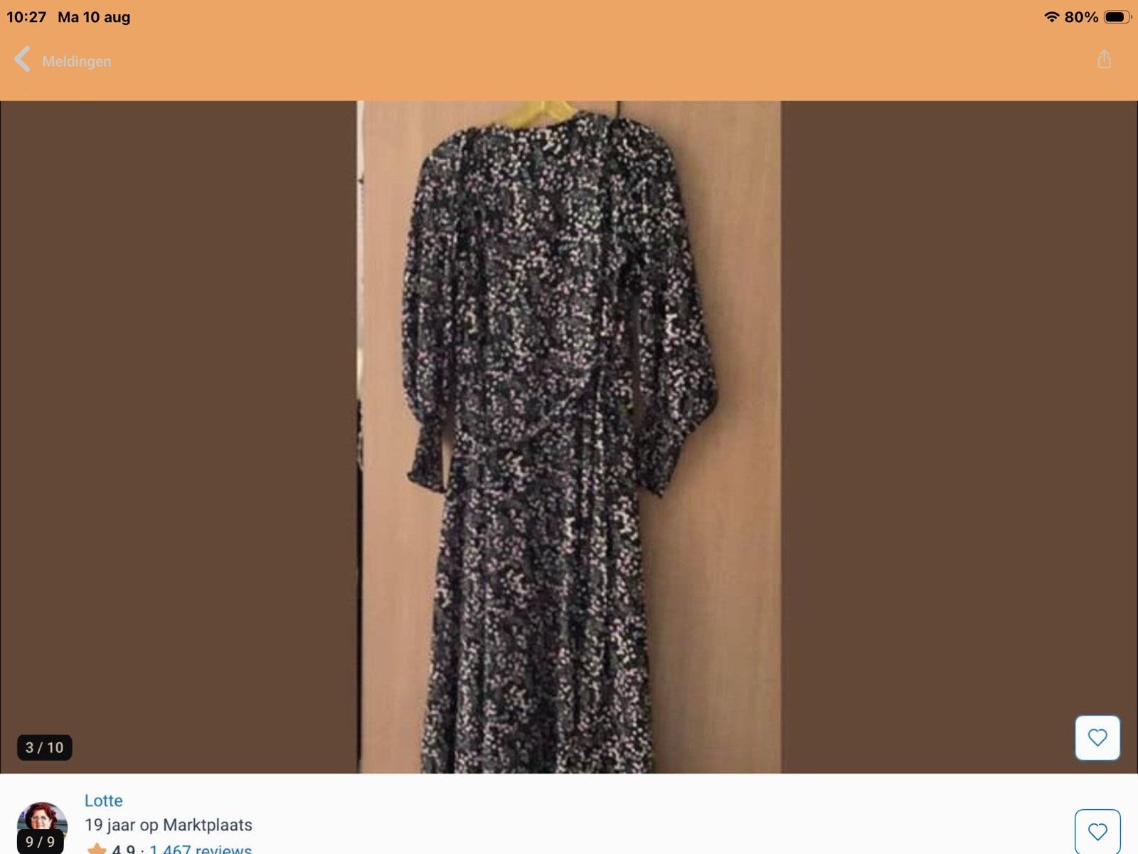 Lofty Manner jurk met bloemenprint, maat S, Overige kleuren, Verzenden, Nieuw, Maat 36 (S)