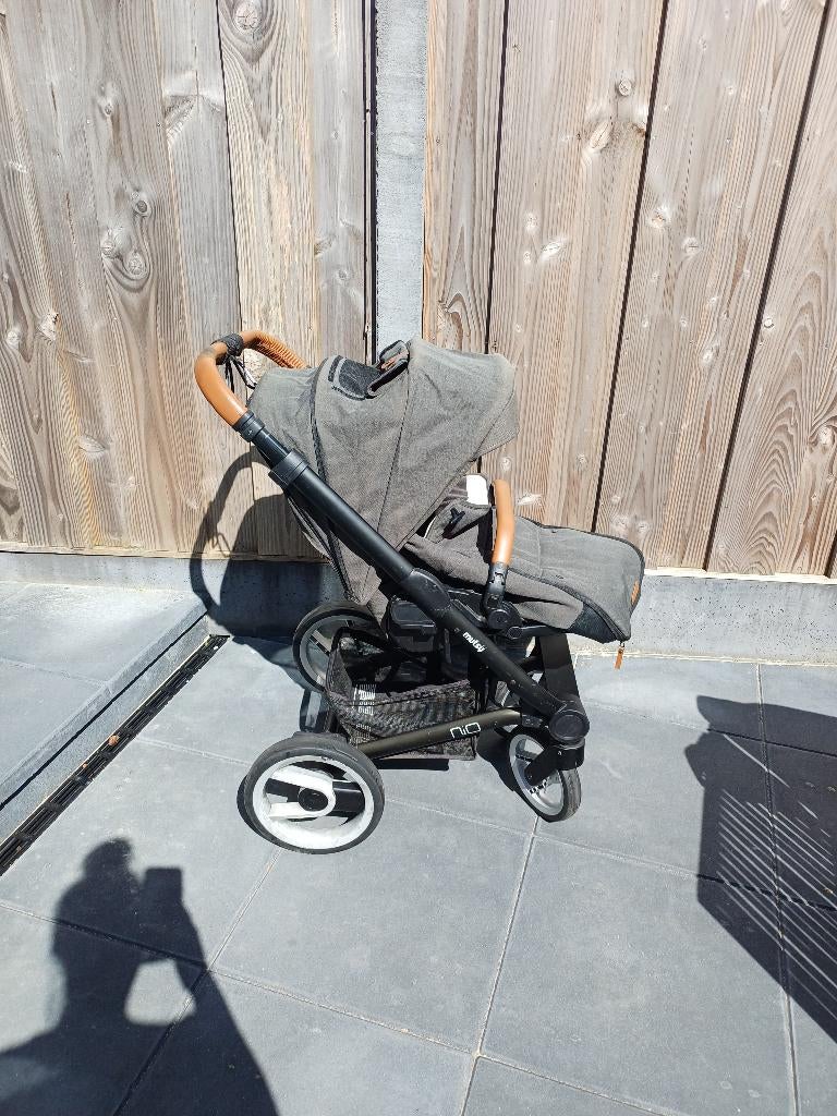 Musty nio kinderwagen compleet, Gebruikt, Mutsy, Verstelbare duwstang, Ophalen