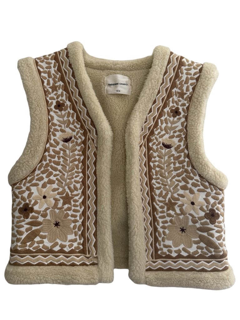 Fabienne Chapot gilet M/L, Kleding | Dames, Maat 38/40 (M), Bruin, Ophalen of Verzenden, Zo goed als nieuw