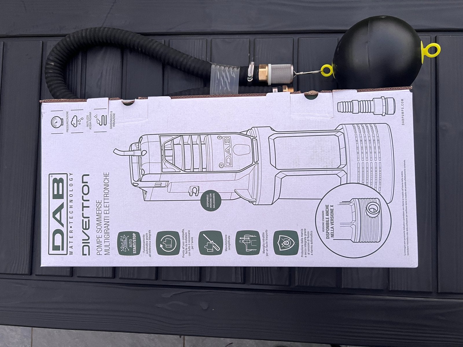 DAB Divertron Dompelpomp - Elektronisch & Multifunctioneel, Tuin en Terras, Waterpompen, Nieuw, Elektrisch, Dompelpomp, Ophalen of Verzenden