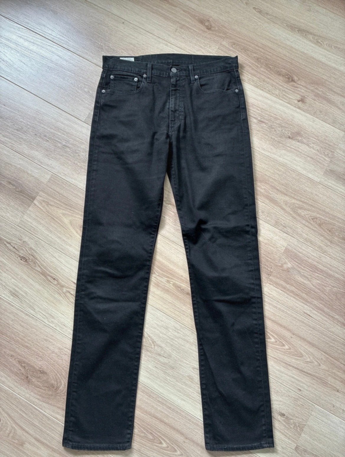 Levi's 502 Regular Taper Jeans - Zwart - W33 L36, Ophalen of Verzenden, Zo goed als nieuw, Zwart, W33 - W34 (confectie 48/50)
