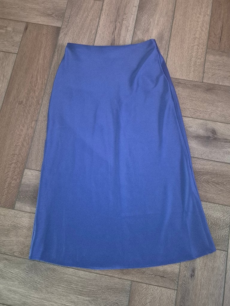 Prachtige paars satijnen rok van Shoeby, maat S, Paars, Ophalen of Verzenden, Zo goed als nieuw, Shoeby