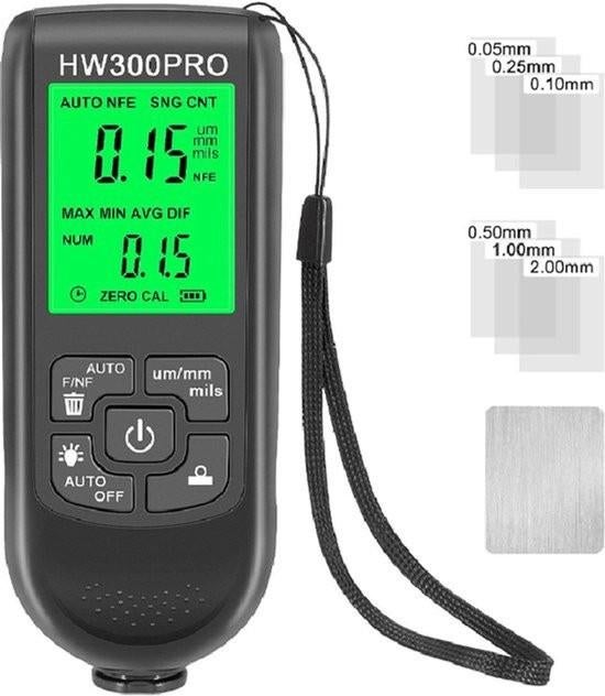 HW300PRO Lakdiktemeter - Nauwkeurige Coating Tester, Auto diversen, Ophalen of Verzenden, Nieuw