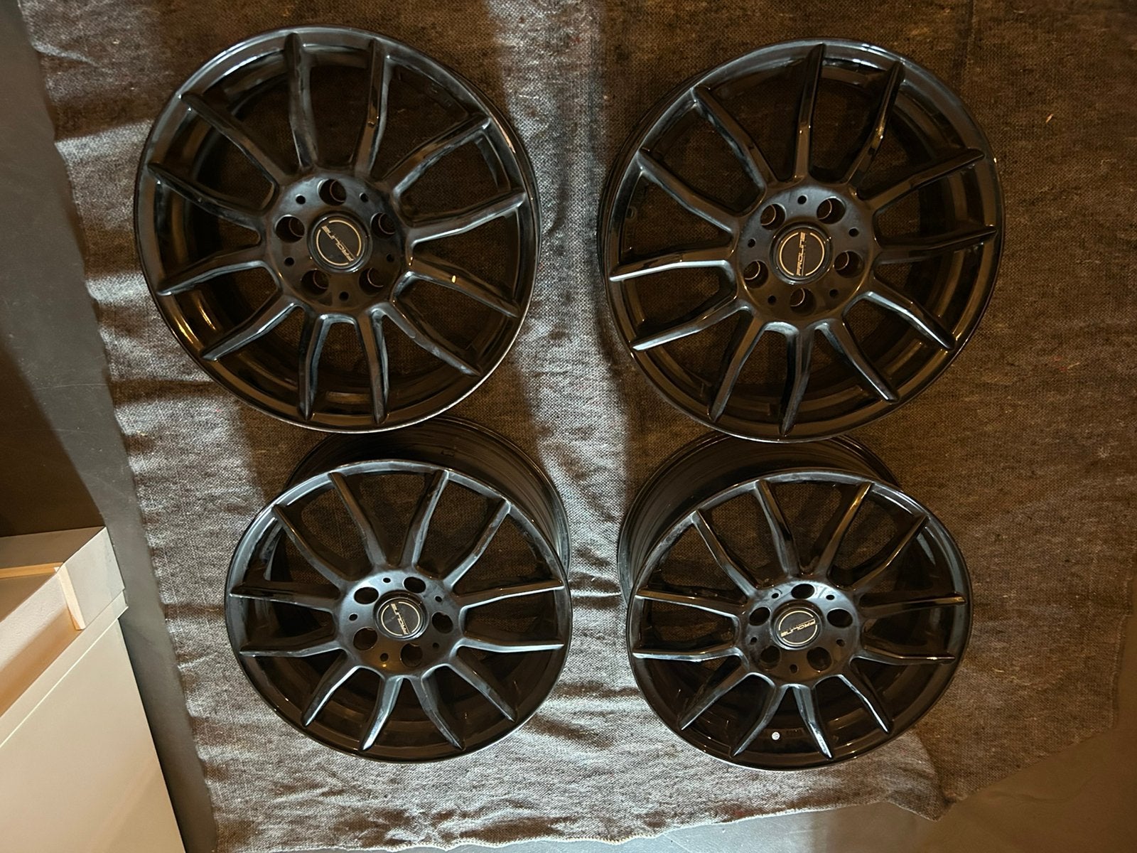 Proline 17 inch velgen zwart, Auto-onderdelen, Banden en Velgen, Ophalen, Overige, Gebruikt, Velg(en)