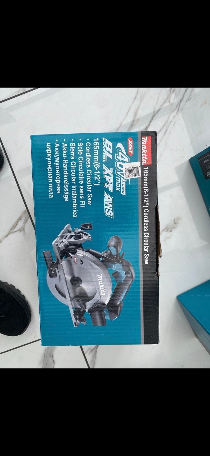 Makita 165mm Accu Cirkelzaag XGT 40Vmax BL XPT AWS, Ophalen of Verzenden