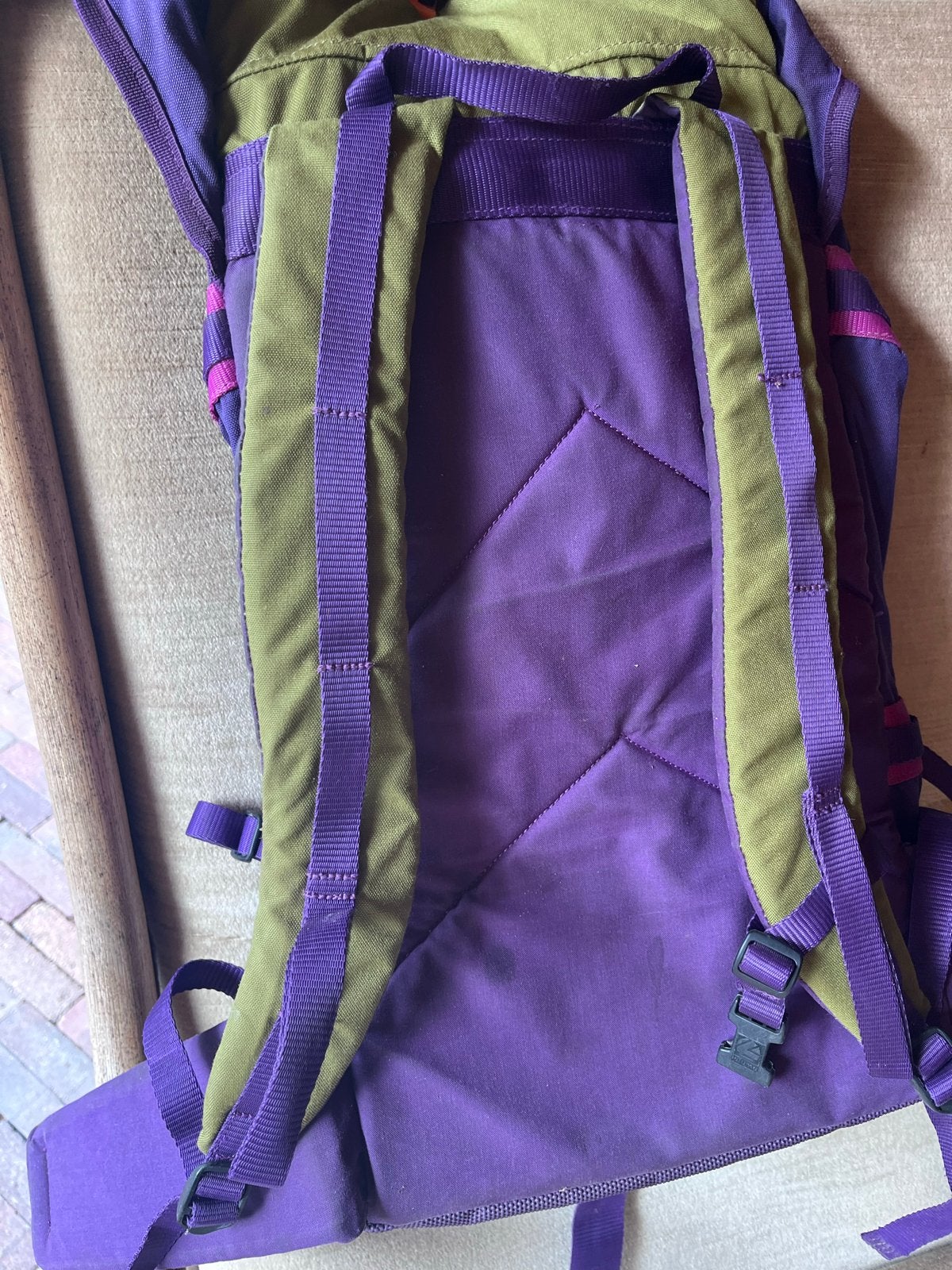 Lafuma Extreme 42 liter backpack - paars/groen, Overige merken, Gebruikt, Ophalen of Verzenden, Trekking