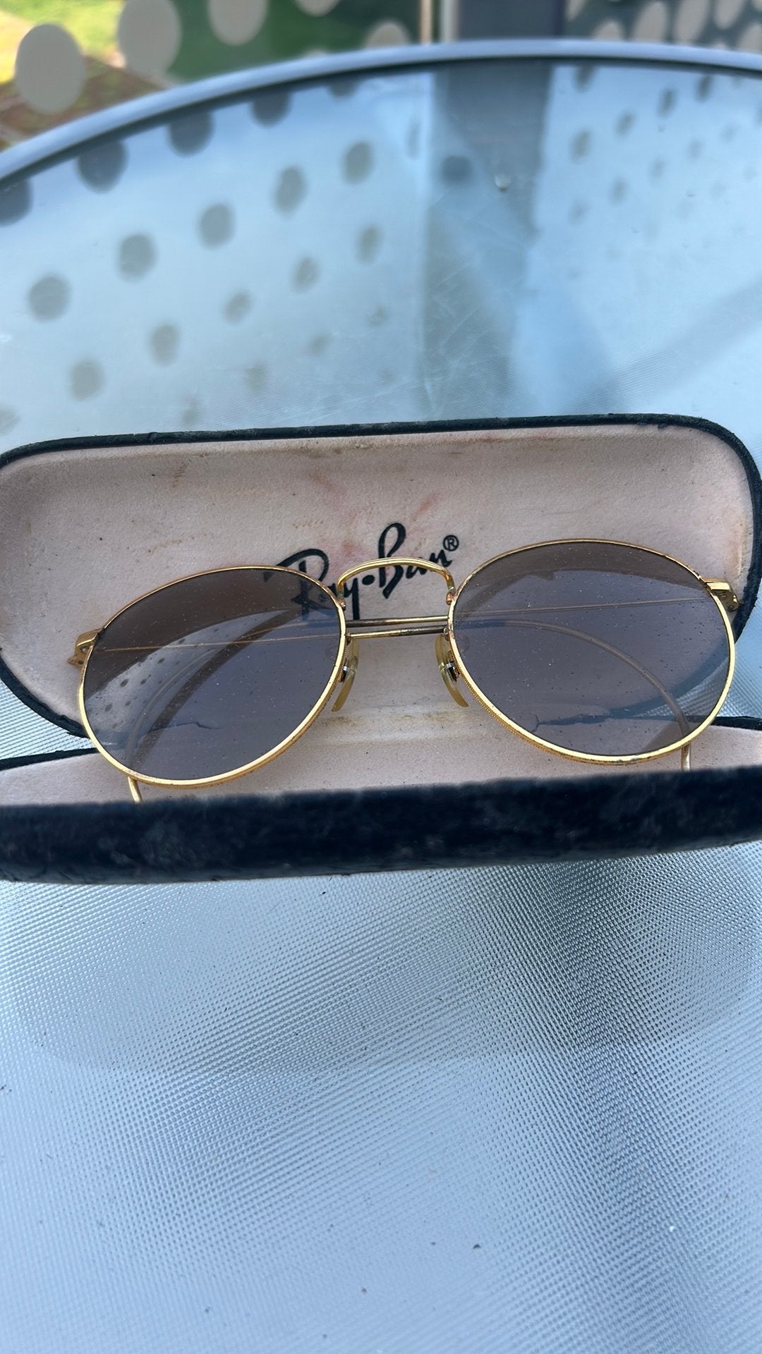 Ray-Ban in harde hoes, Ophalen of Verzenden, Gebruikt, Overige kleuren, Ray-Ban