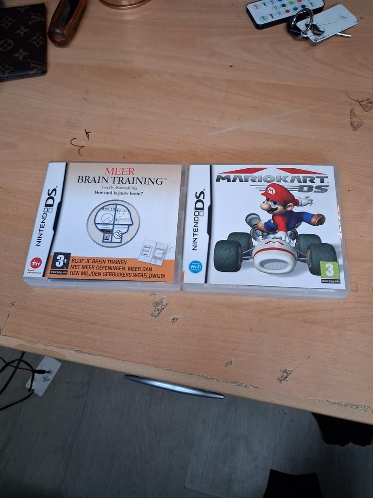 Mariokart en braintest spel voor de netendo ds, 1 speler, Ophalen of Verzenden, Racen en Vliegen, Vanaf 3 jaar