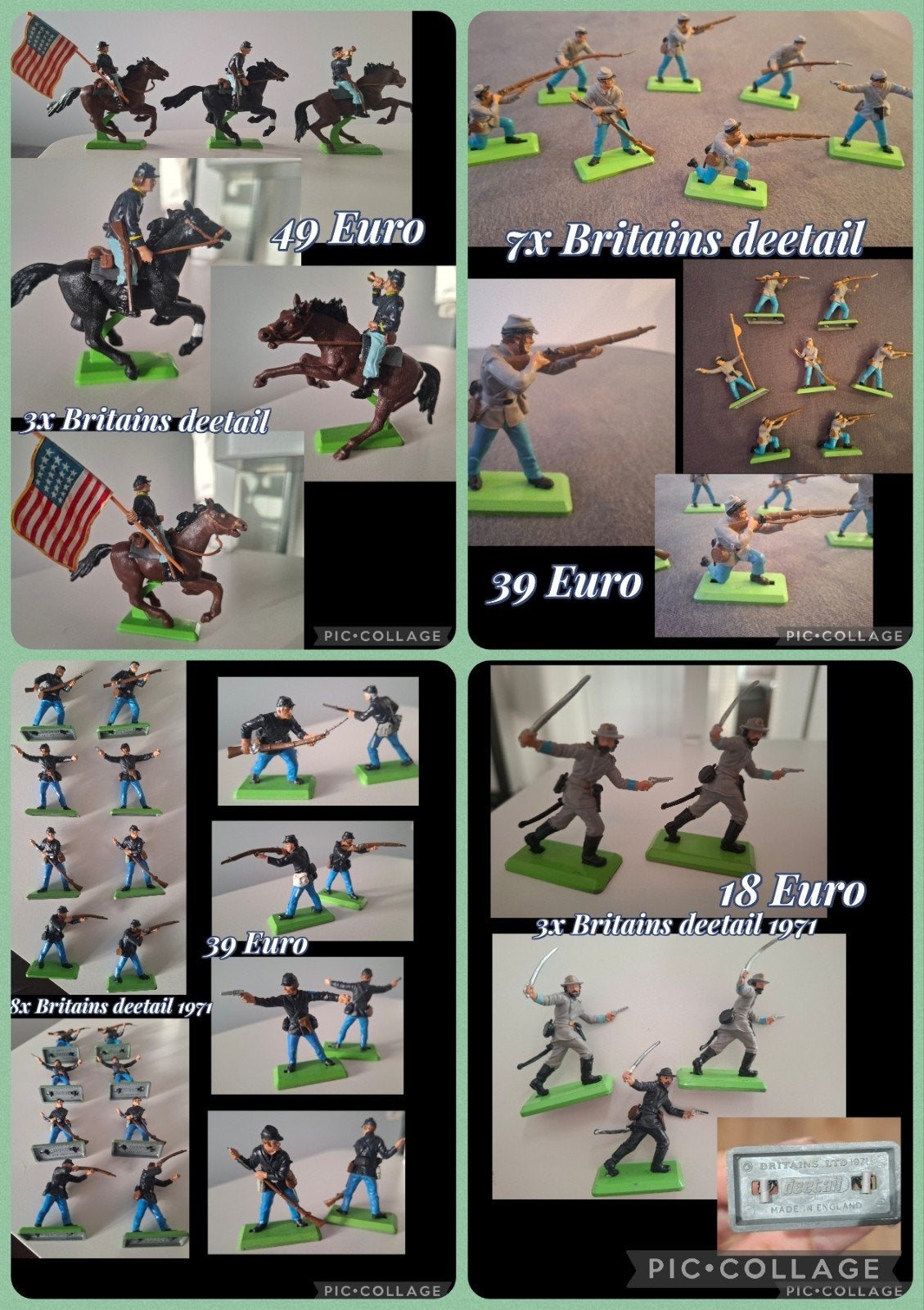 Britains Deetail Soldaten (diverse sets), Ophalen of Verzenden, Gebruikt