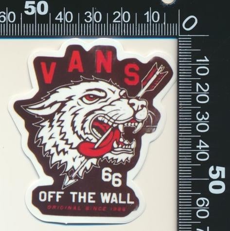 Sticker: Vans (31), Verzamelen, Stickers, Zo goed als nieuw, Bedrijf of Vereniging, Ophalen of Verzenden