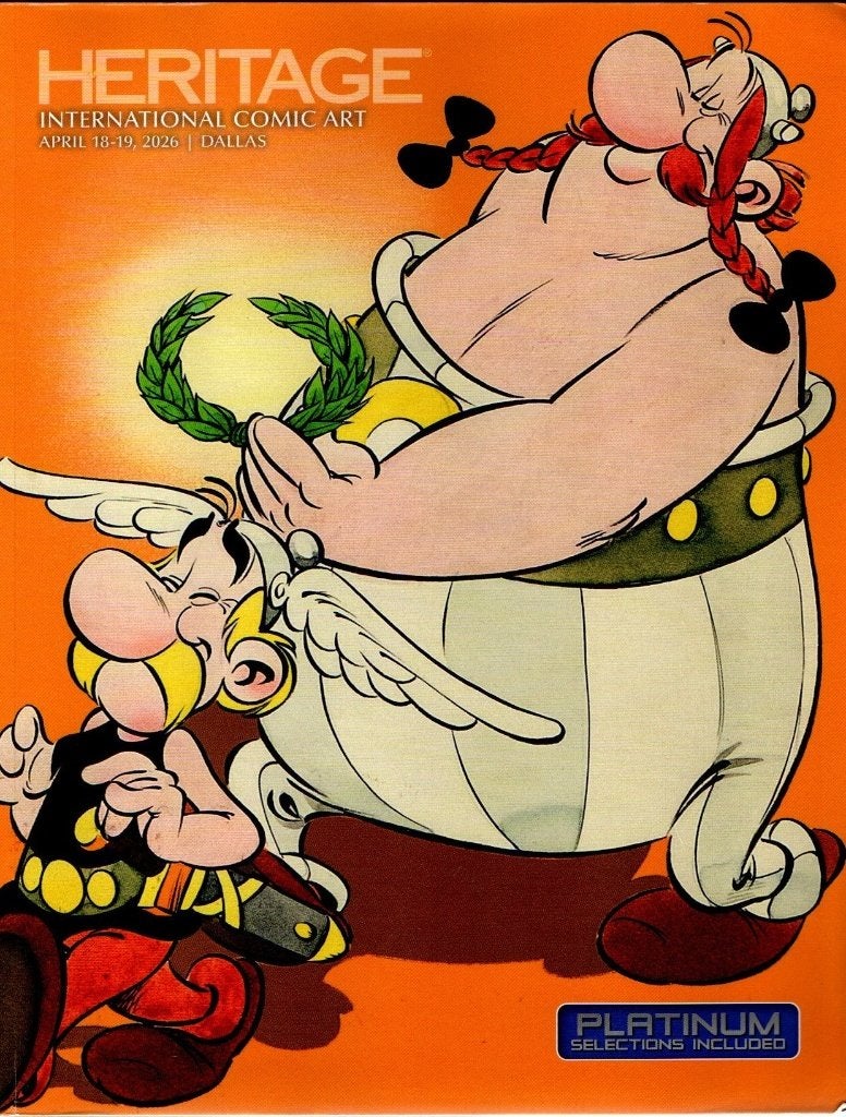 Heritage International Comic Art (Platinum) Veilingboek, Eén comic, Verzenden, Gelezen, Amerika