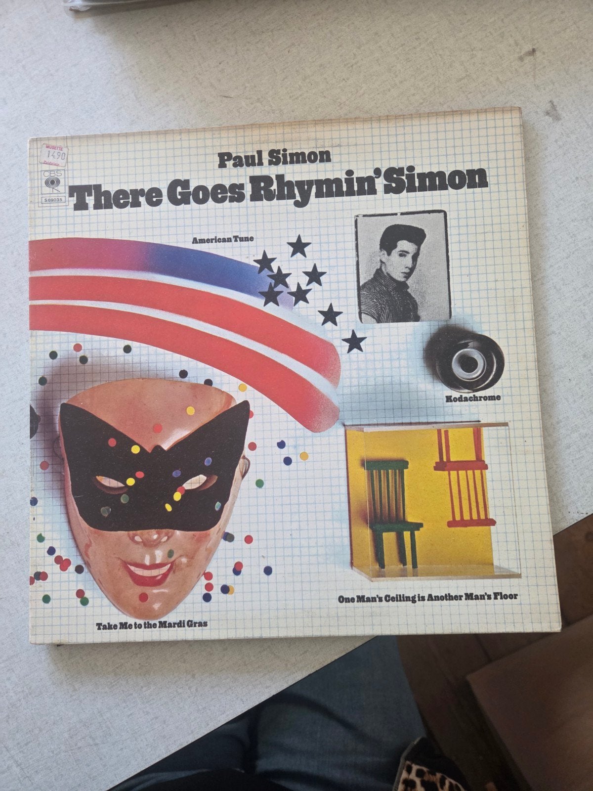 Paul Simon - There Goes Rhymin' Simon LP (1973), LP, Gebruikt, Ophalen of Verzenden, 12 inch