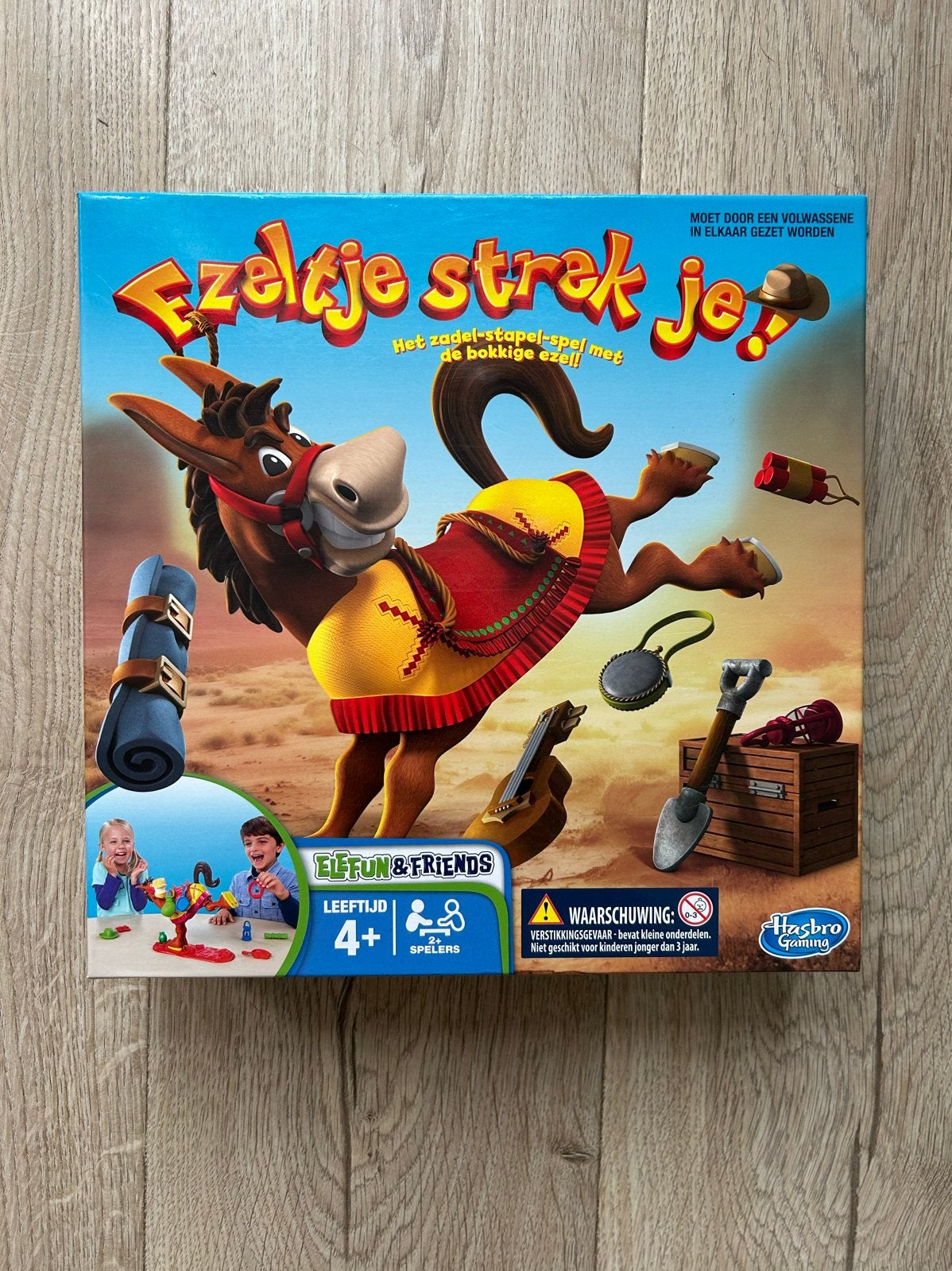 Ezeltje Strek Je! - Hasbro Kinderspel, Een of twee spelers, Ophalen, Zo goed als nieuw